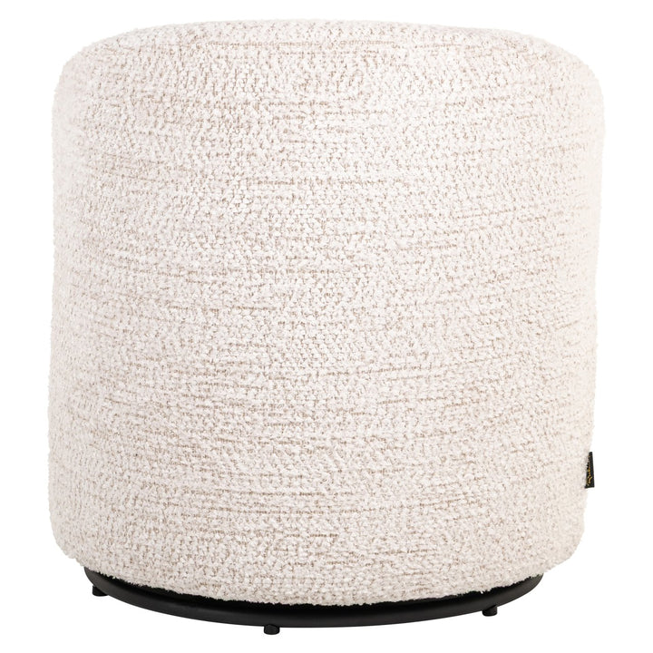 Lounge stoel Jackie lovely cream swivel kids