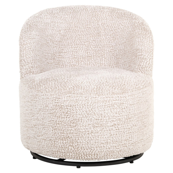 Lounge stoel Jackie lovely cream swivel kids