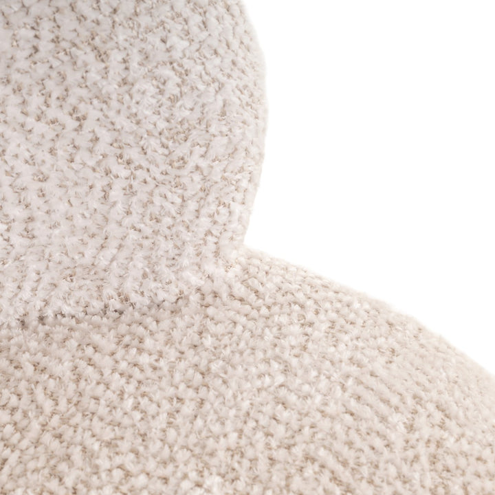 Lounge stoel Jackie lovely cream swivel kids
