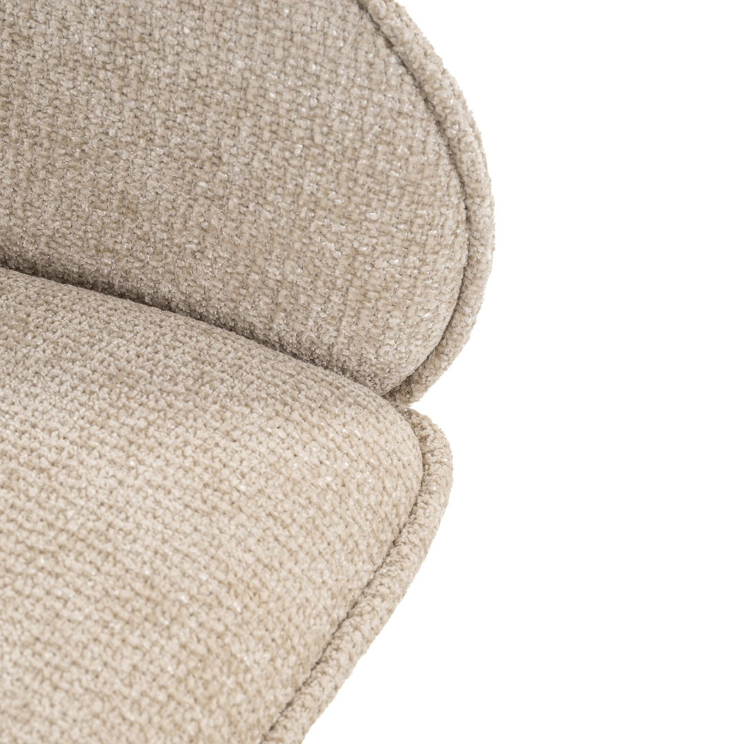 Eetkamerstoel Angelina cream unicorn swivel