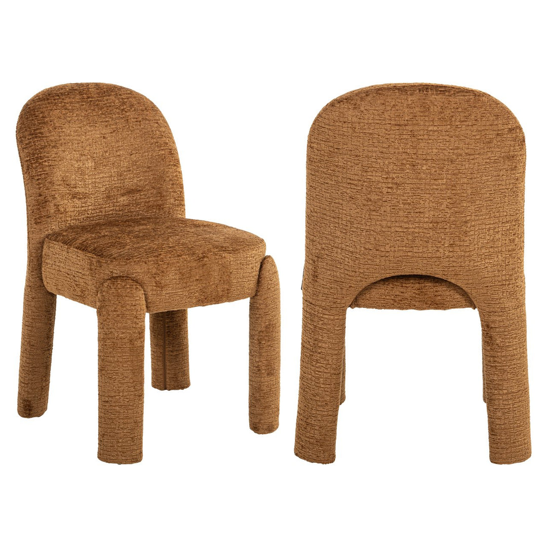 Eetkamerstoel Brandi cognac fusion (Set of 2)