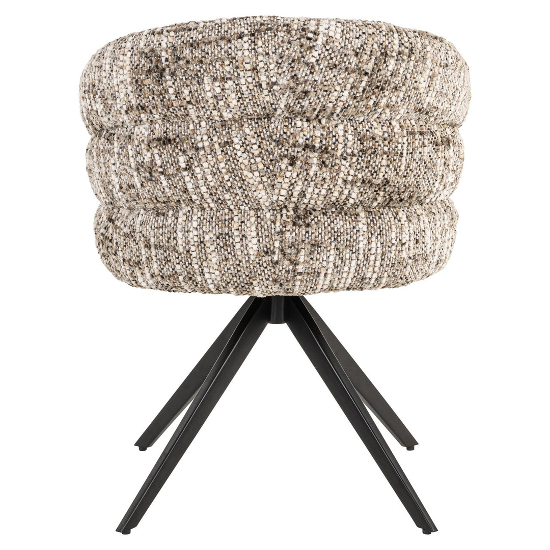 Eetkamerstoel Serenity brown omara swivel fire retardant