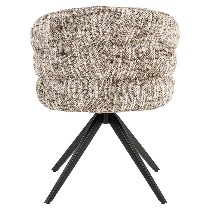 Eetkamerstoel Serenity brown omara swivel fire retardant