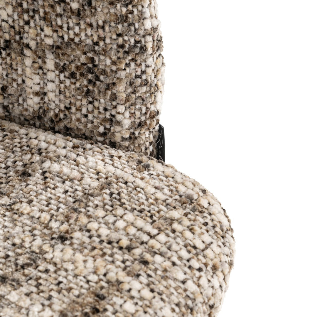 Eetkamerstoel Serenity brown omara swivel fire retardant