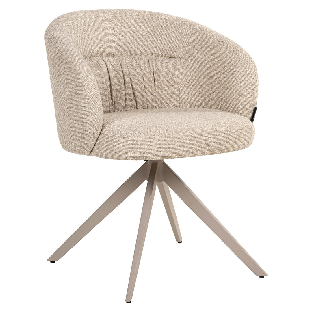 Eetkamerstoel Olivia biscotti swivel