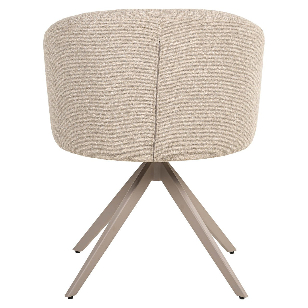 Eetkamerstoel Olivia biscotti swivel