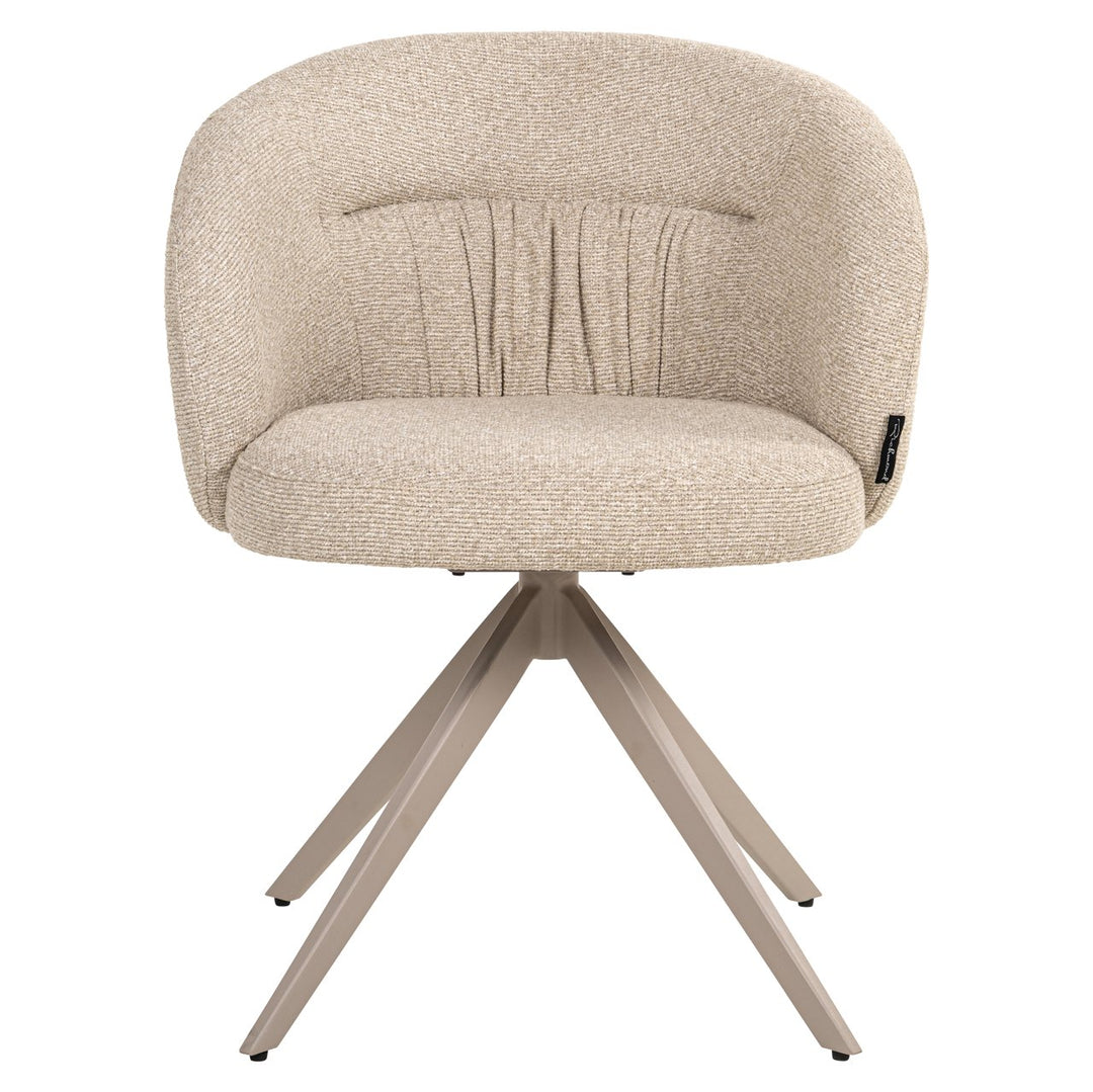 Eetkamerstoel Olivia biscotti swivel