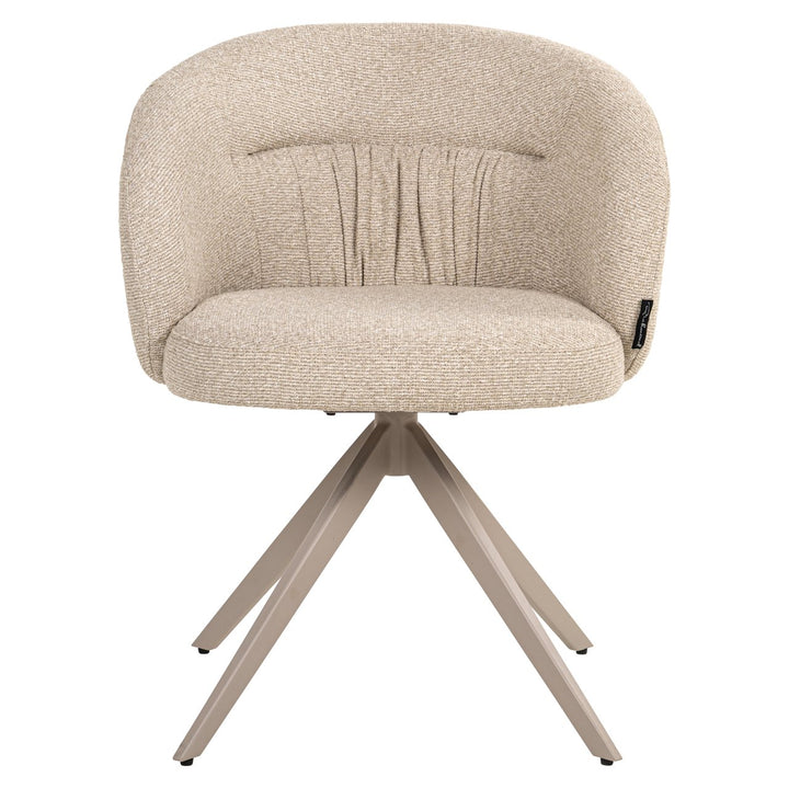 Eetkamerstoel Olivia biscotti swivel