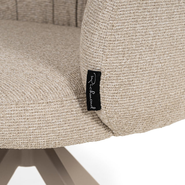 Eetkamerstoel Olivia biscotti swivel