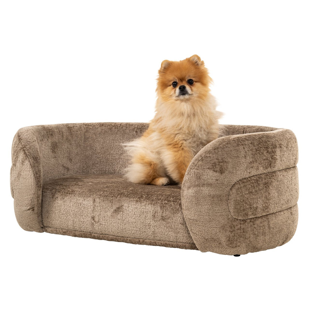 Hondenbed Bingo taupe chenille