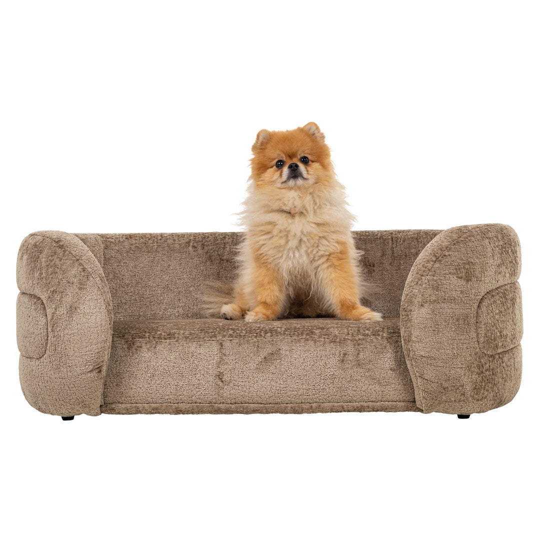 Hondenbed Bingo taupe chenille