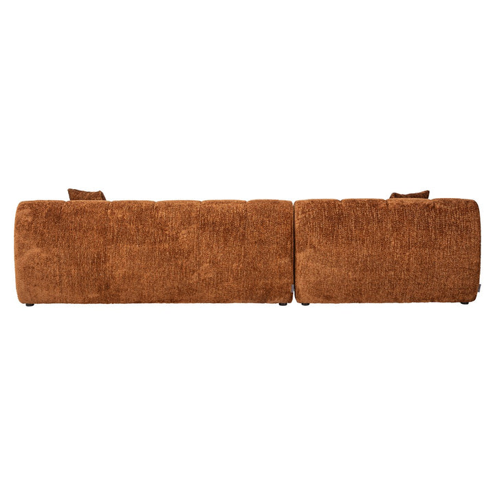 Bank Cube lovely cinnamon 3-seater + lounge left