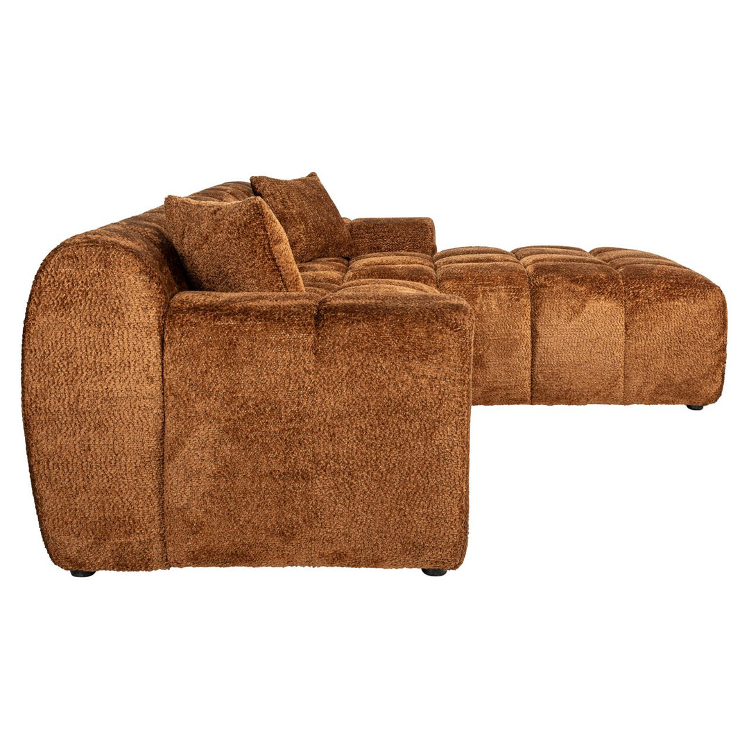 Bank Cube lovely cinnamon 3-seater + lounge right