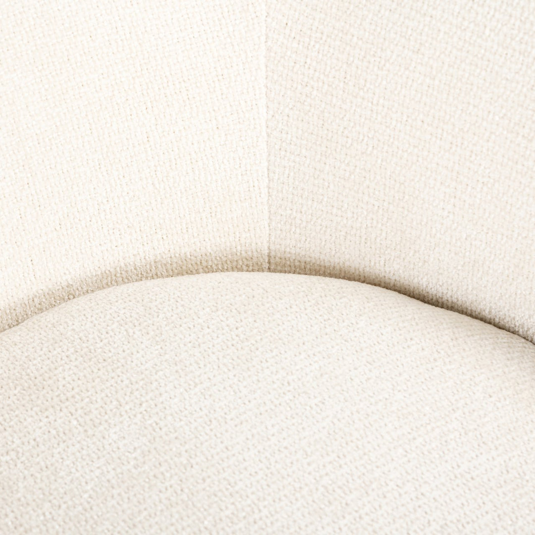 Lounge stoel Arcus white unicorn swivel
