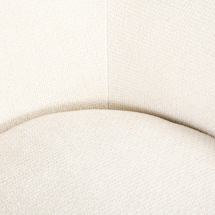 Lounge stoel Arcus white unicorn swivel