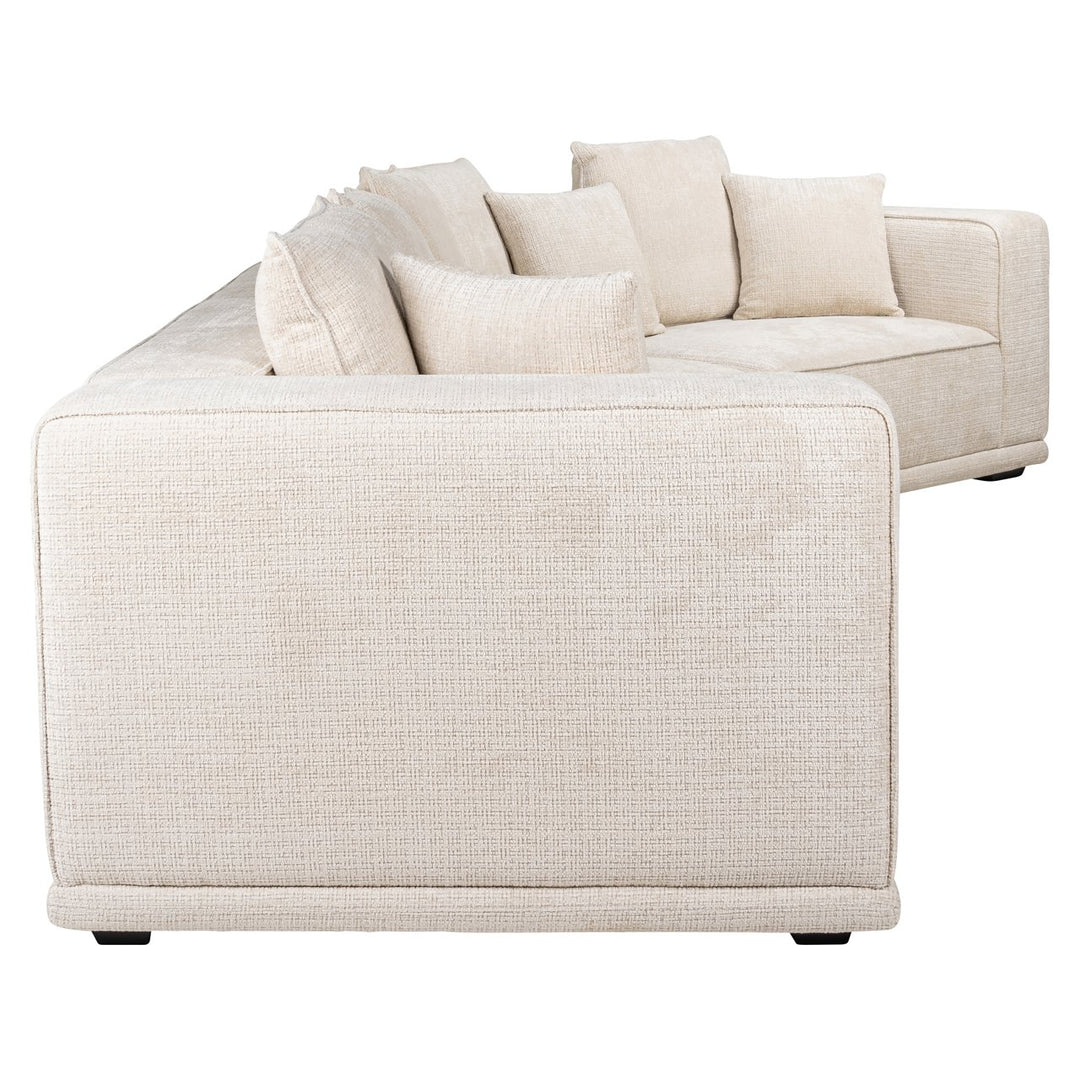 Bank Lusso niagara beige 4-seater