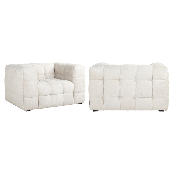 Lounge stoel Merrol cream fusion fire retardant