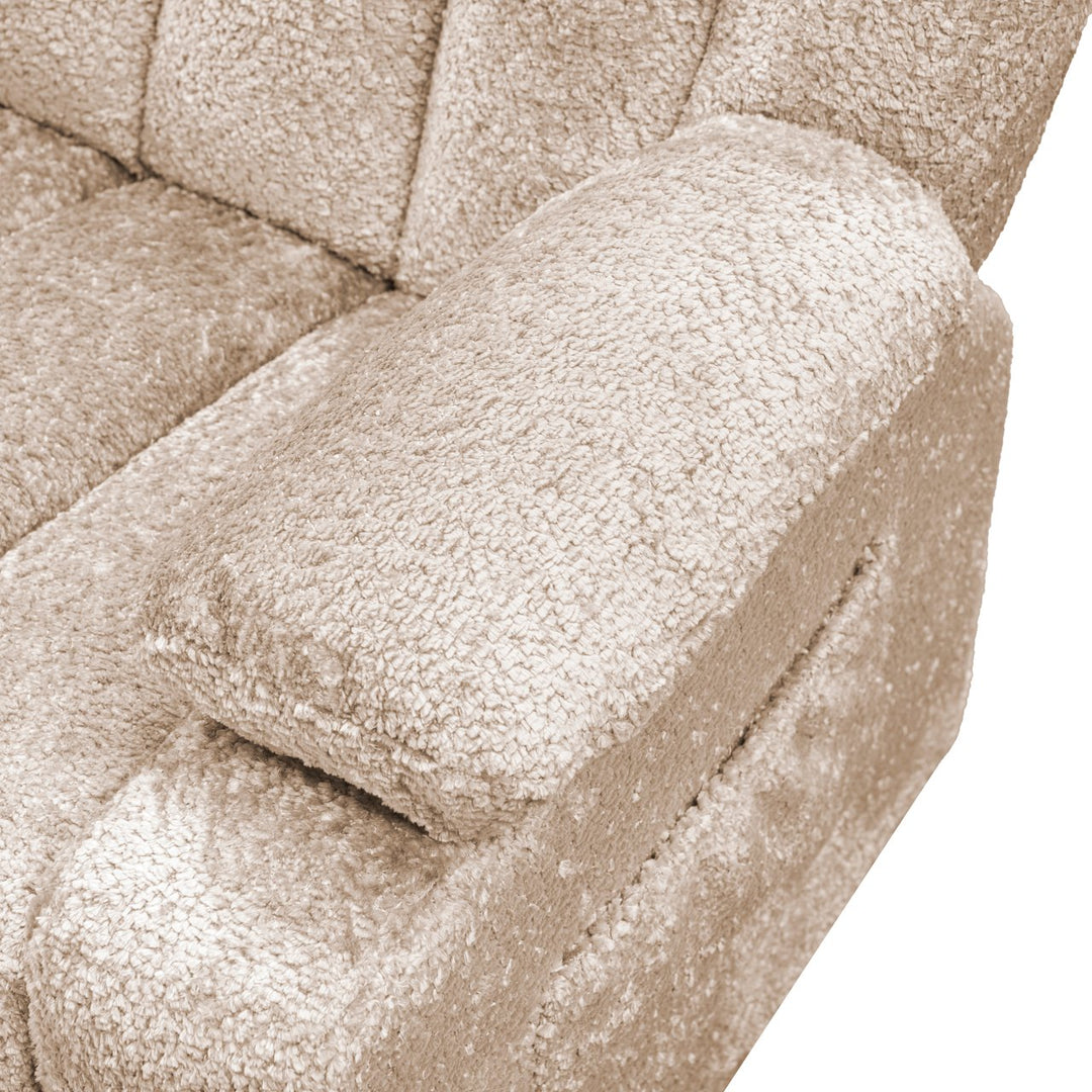 Lounge stoel Mickey sheep natural swivel kids