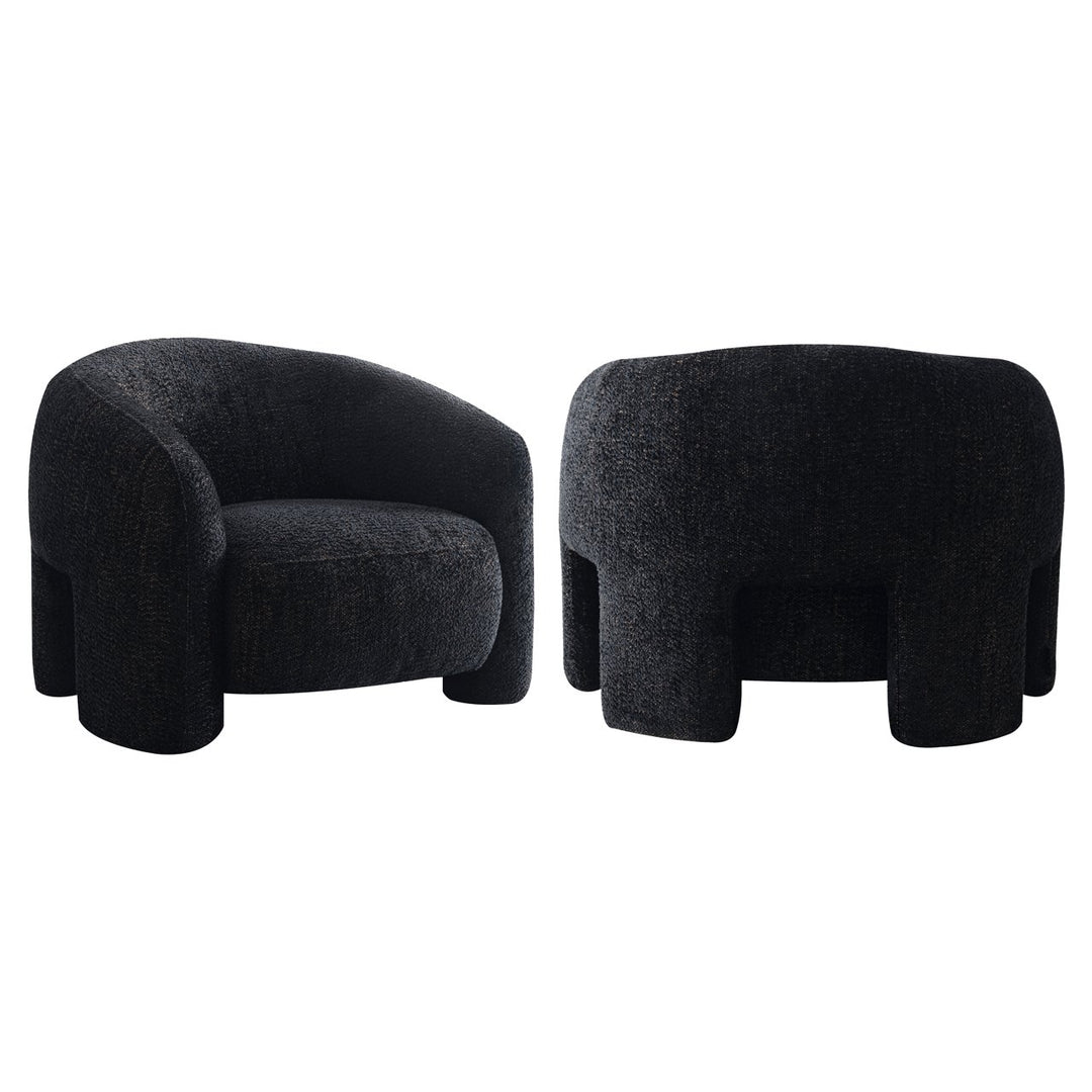 Lounge stoel Milania lovely black