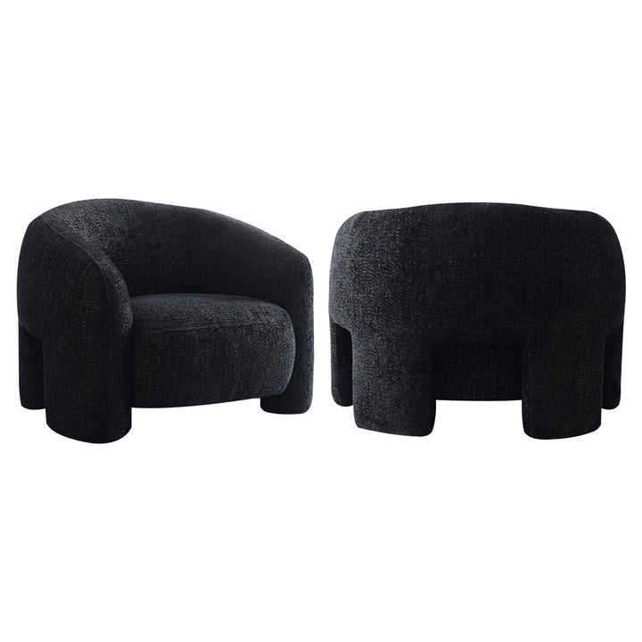 Lounge stoel Milania lovely black