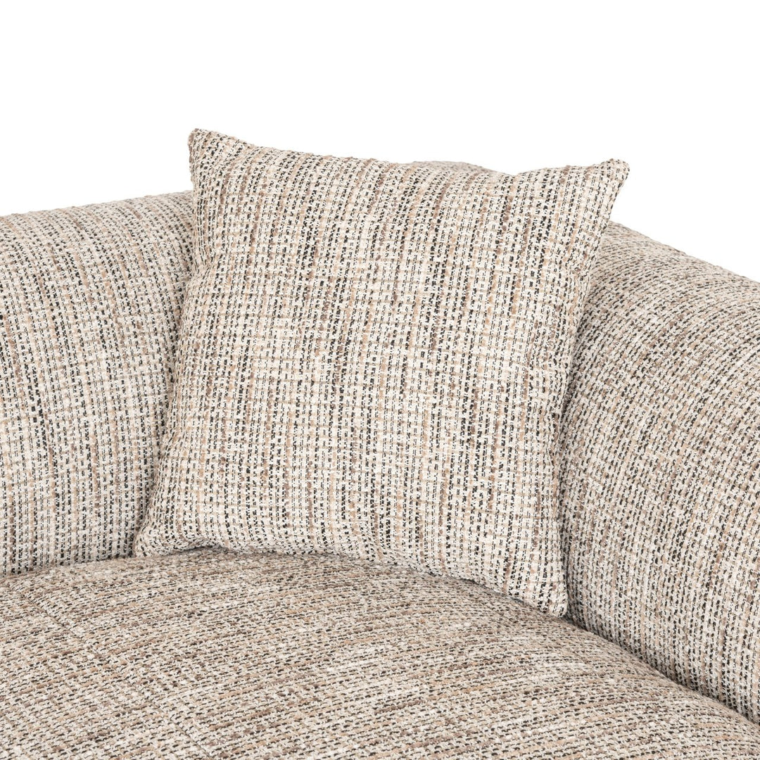 Bank Hoxton trendy nature 3-seater + lounge right