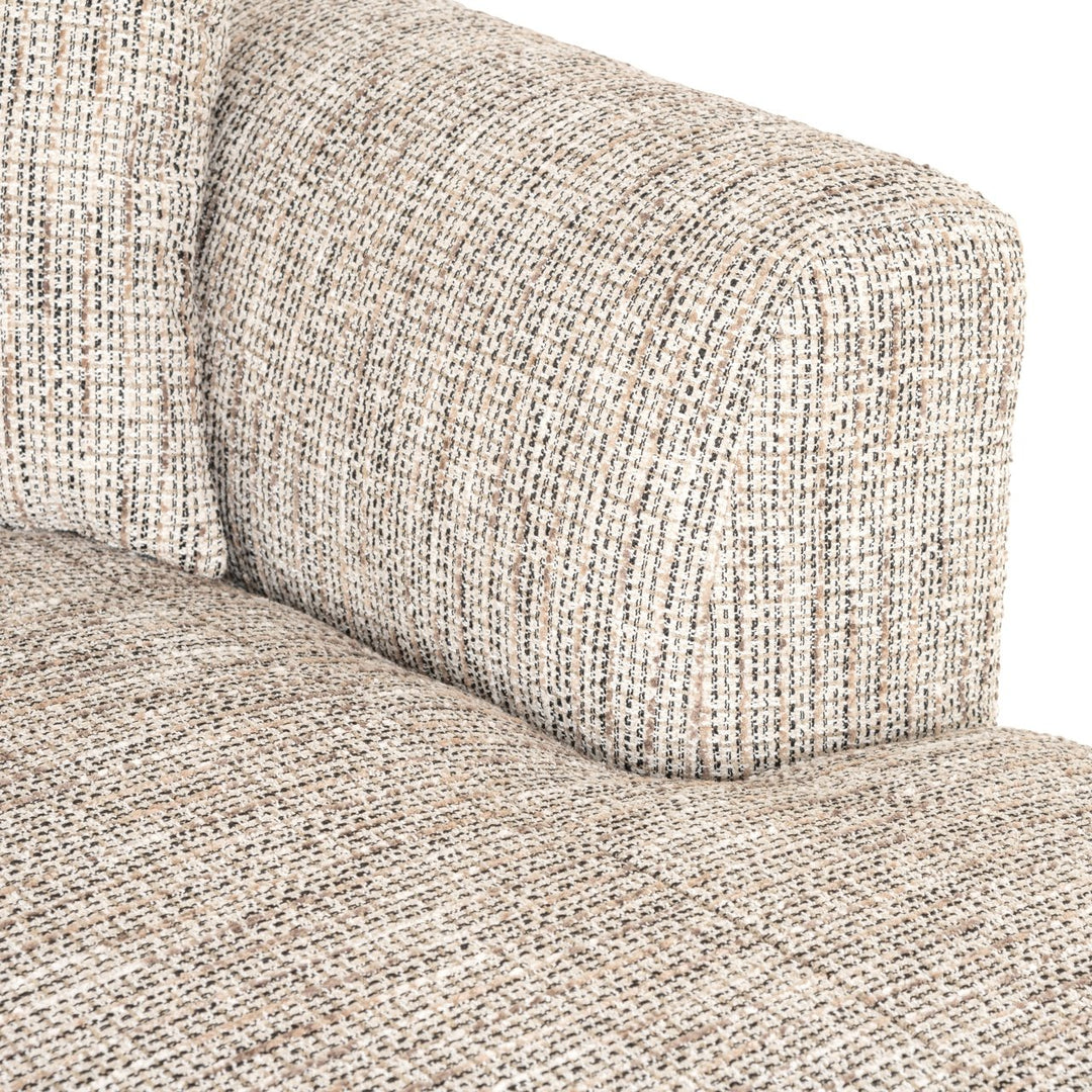 Bank Hoxton trendy nature 3-seater + lounge right
