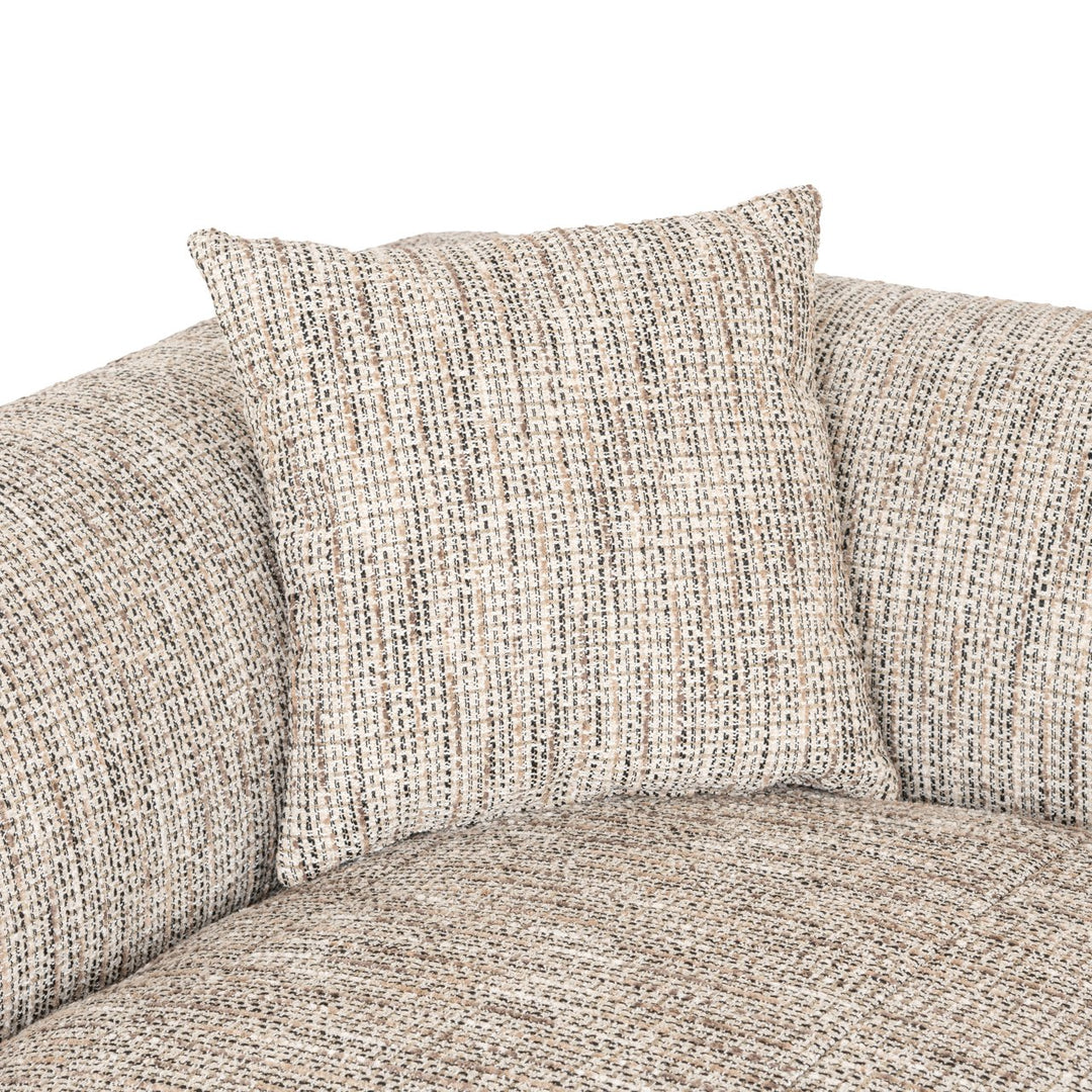Bank Hoxton trendy nature 3-seater + lounge left