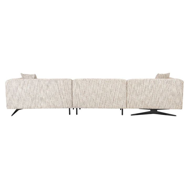 Bank Hoxton trendy nature 3-seater + lounge left