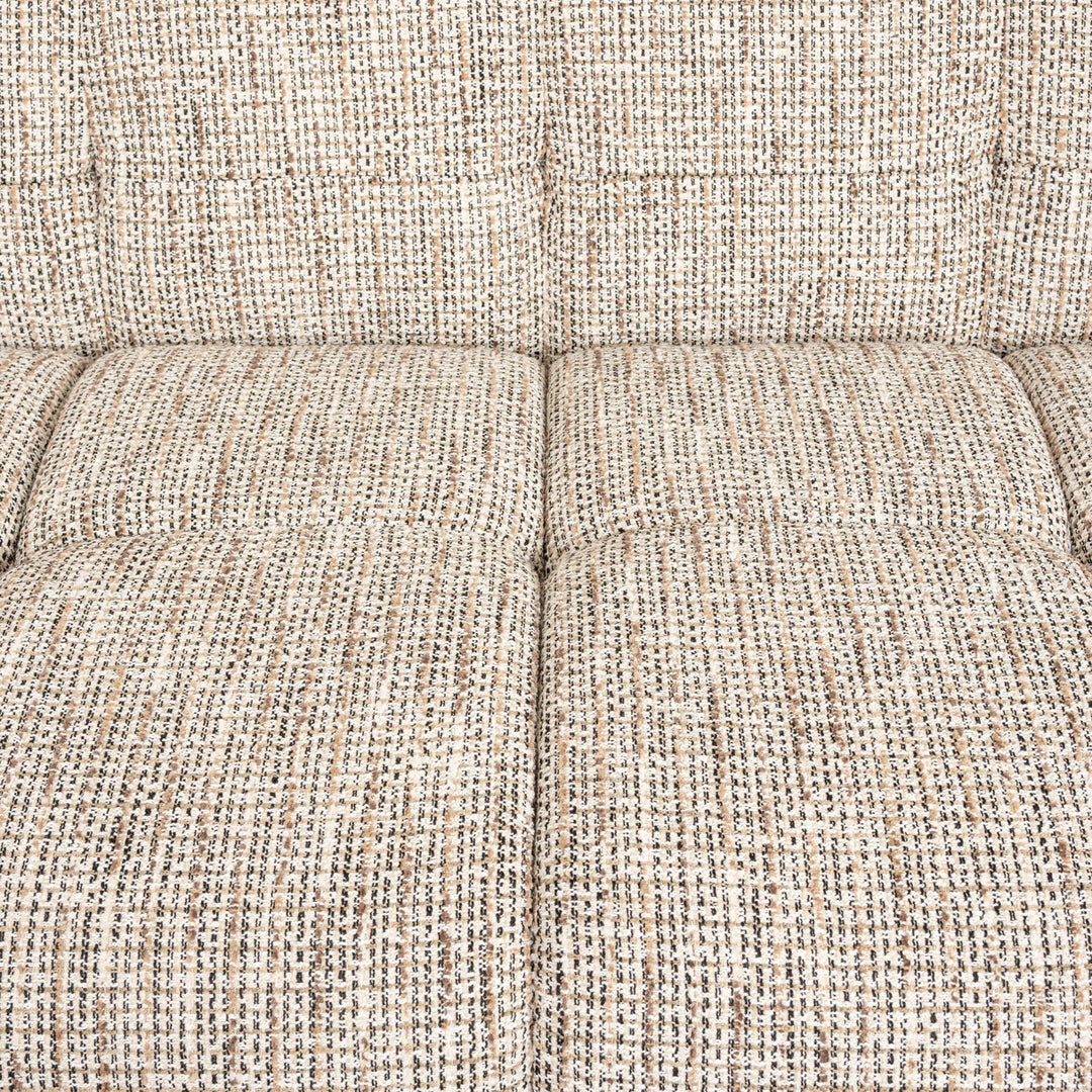 Bank Hazel trendy nature 3-seater + lounge left