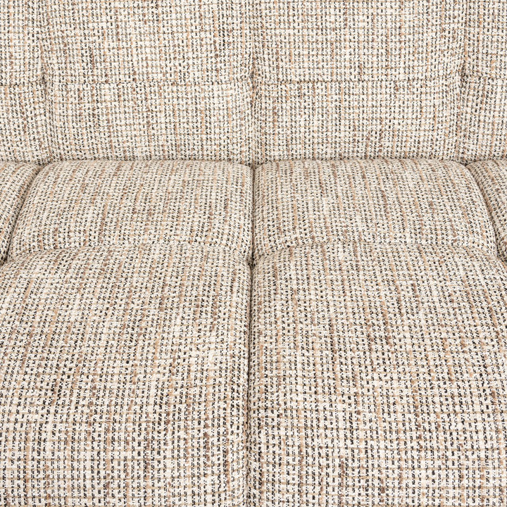 Bank Hazel trendy nature 3-seater + lounge left