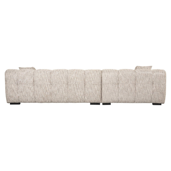 Bank Hazel trendy nature 3-seater + lounge left
