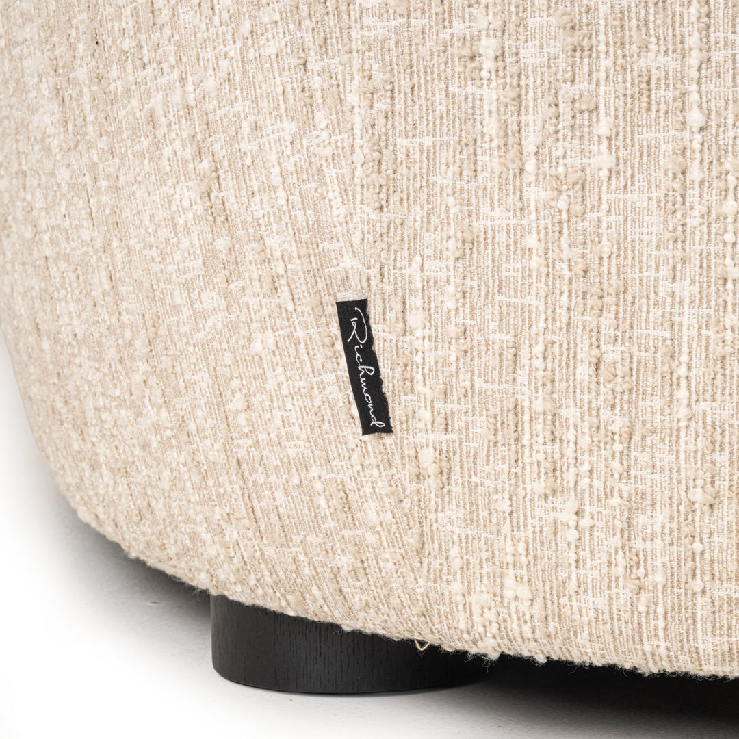 Bank Pandora beige angora lounge left