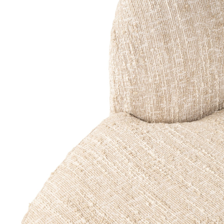 Bank Pandora beige angora lounge left