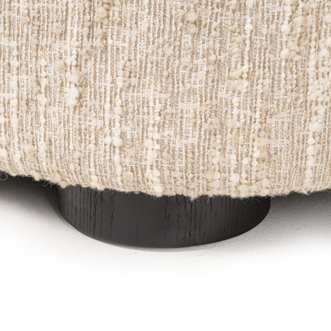 Bank Pandora beige angora lounge left