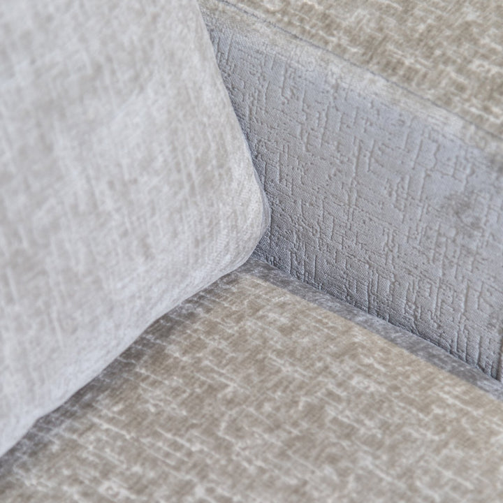 Bank Pasha pearl island 3-seater + lounge right fully upholstered