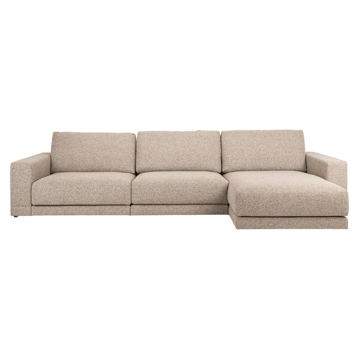 Bank Trentino cayenne brown 3,5-seater + lounge left or right
