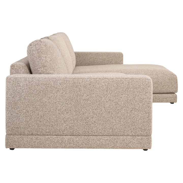 Bank Trentino cayenne brown 3,5-seater + lounge left or right