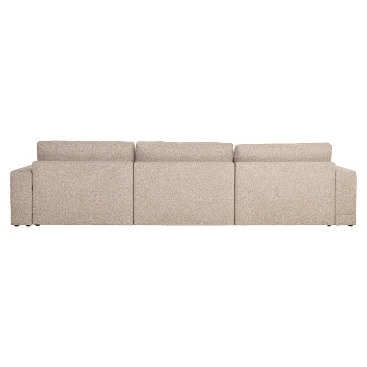 Bank Trentino cayenne brown 3,5-seater + lounge left or right