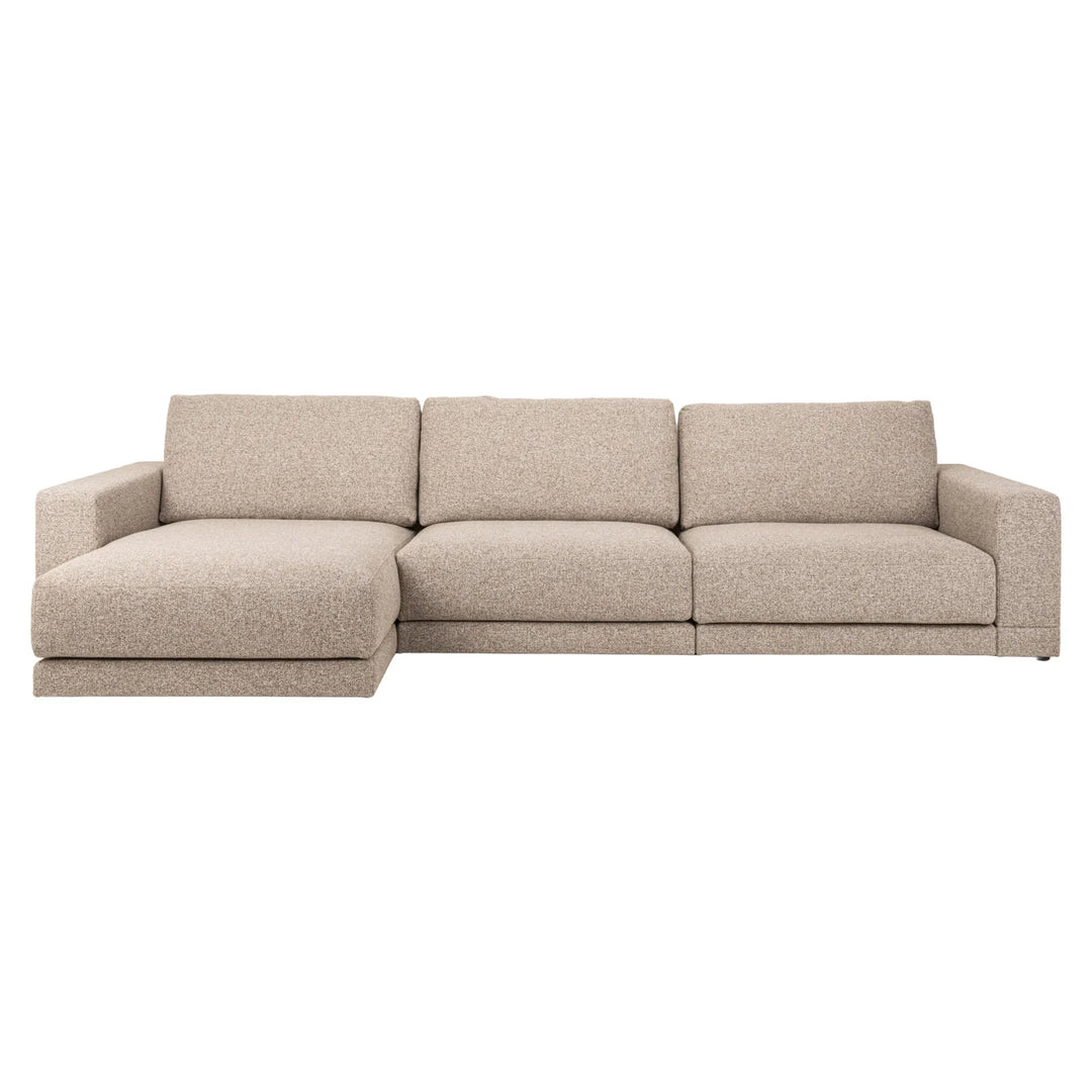 Bank Trentino cayenne brown 3,5-seater + lounge left or right