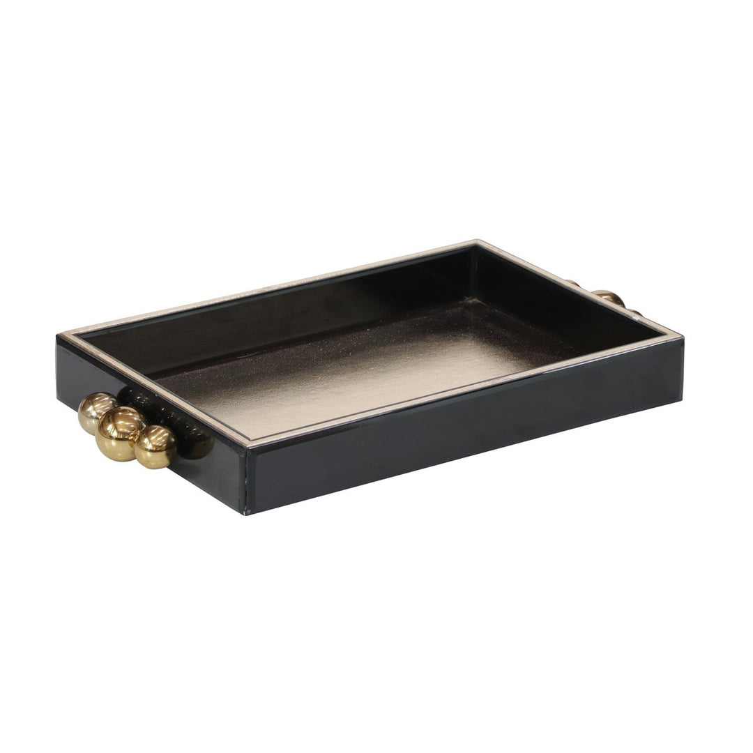 Dienblad Liv black/gold