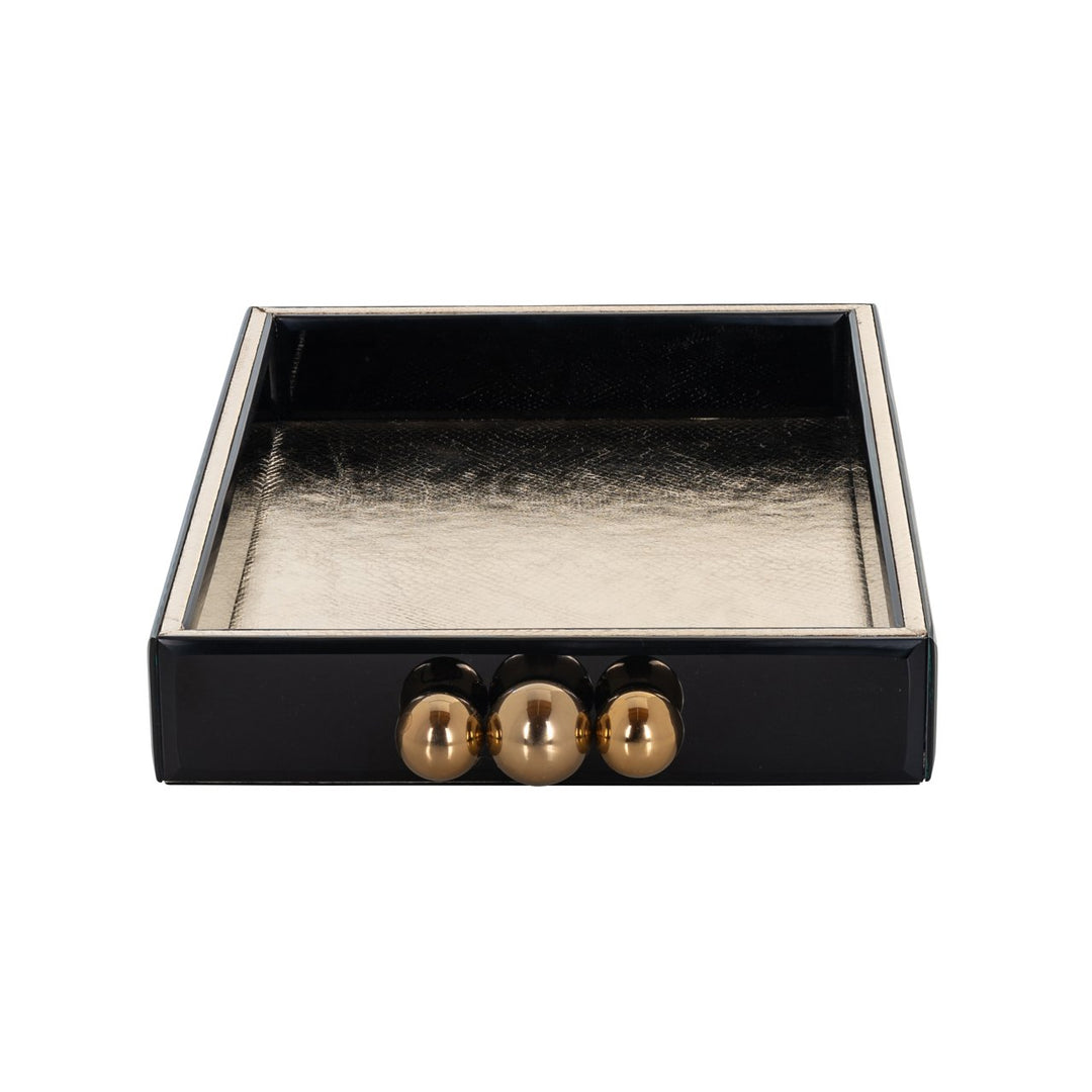 Dienblad Liv black/gold