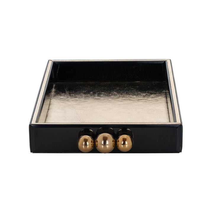 Dienblad Liv black/gold