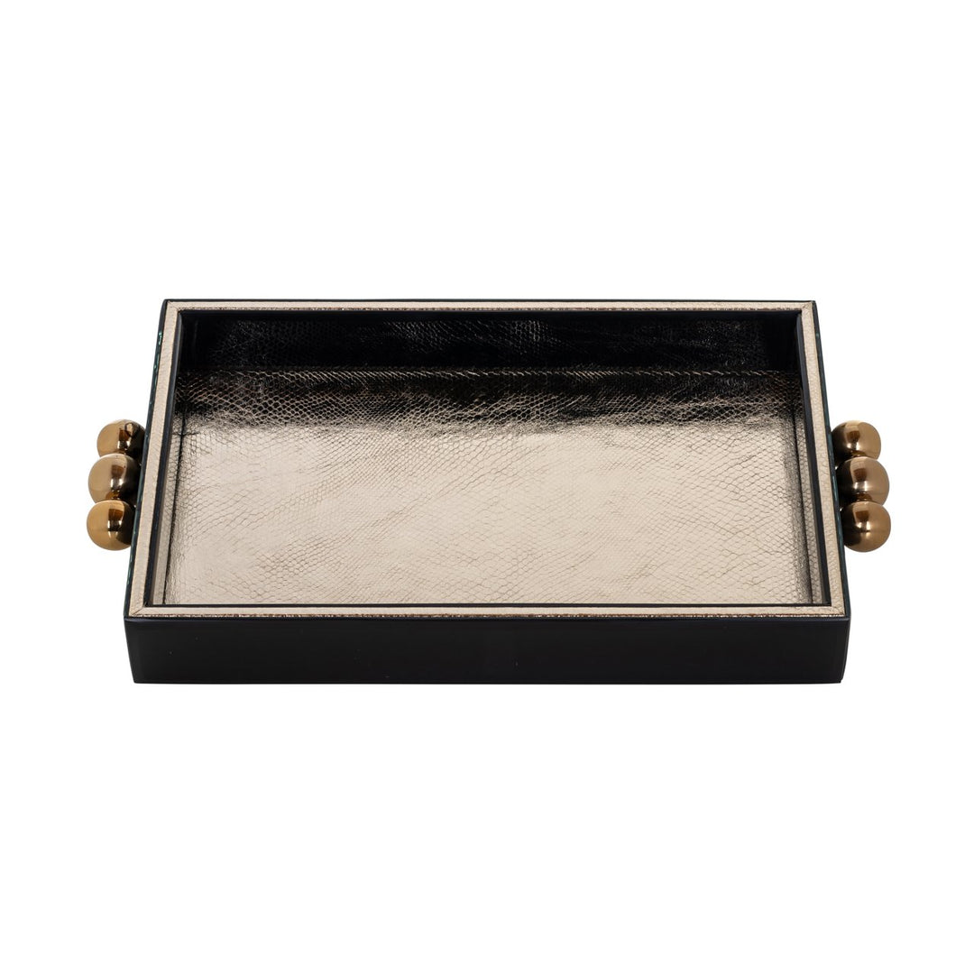 Dienblad Liv black/gold