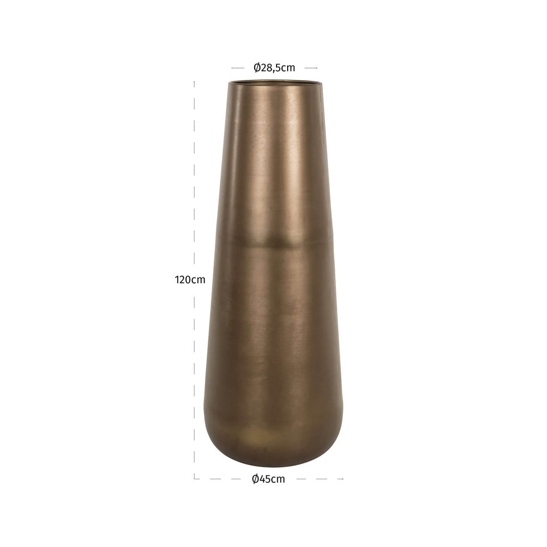Vaas Kenza brass antique small