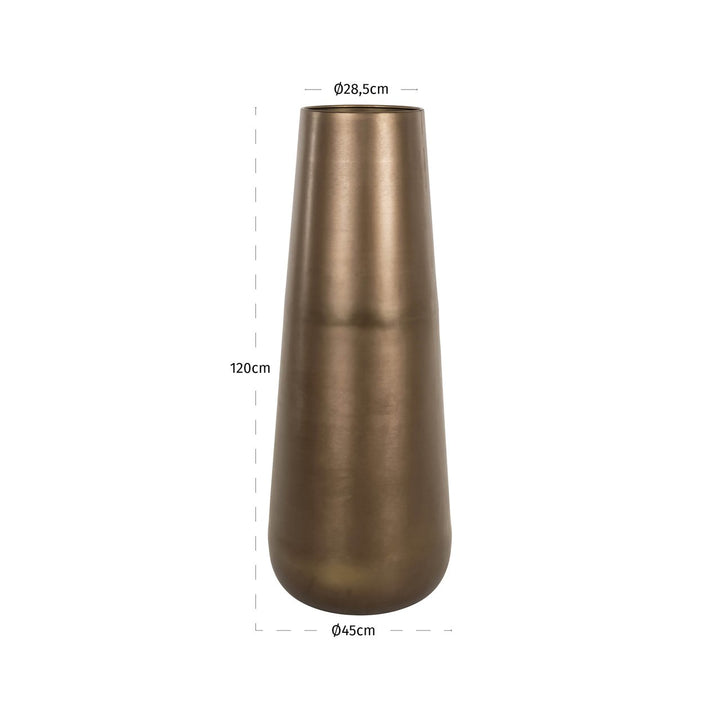 Vaas Kenza brass antique small
