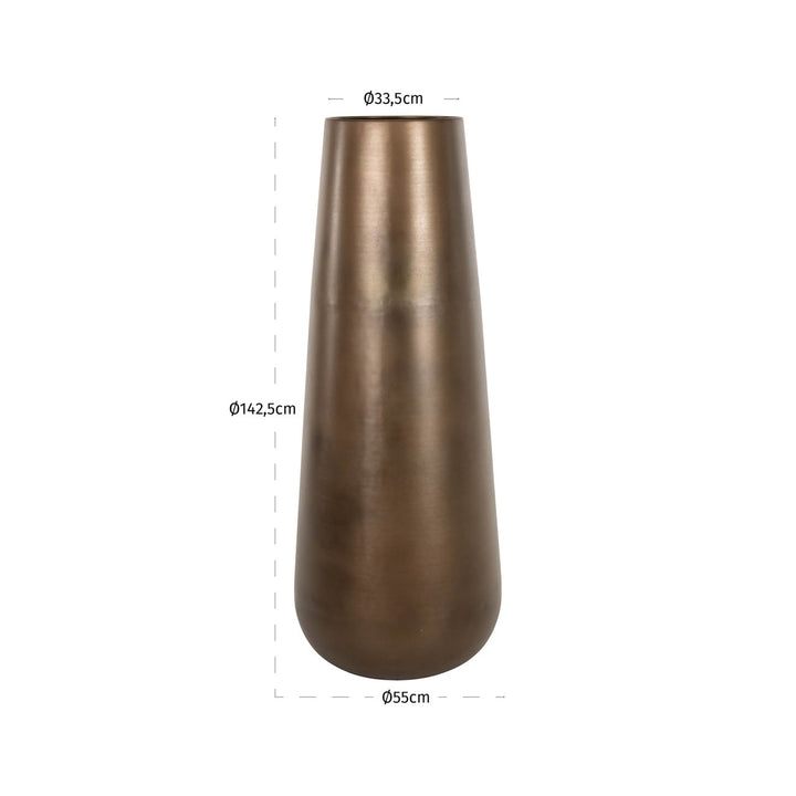 Vaas Kenza brass antique large