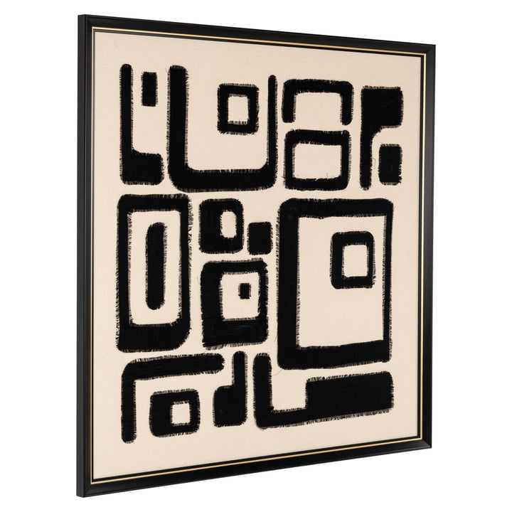 Wall art Shanita black/white