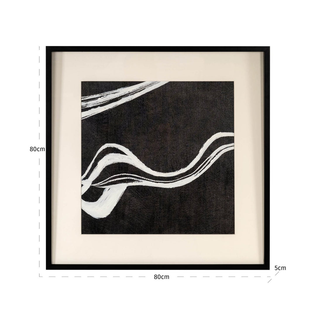 Wall art Jozra black/white
