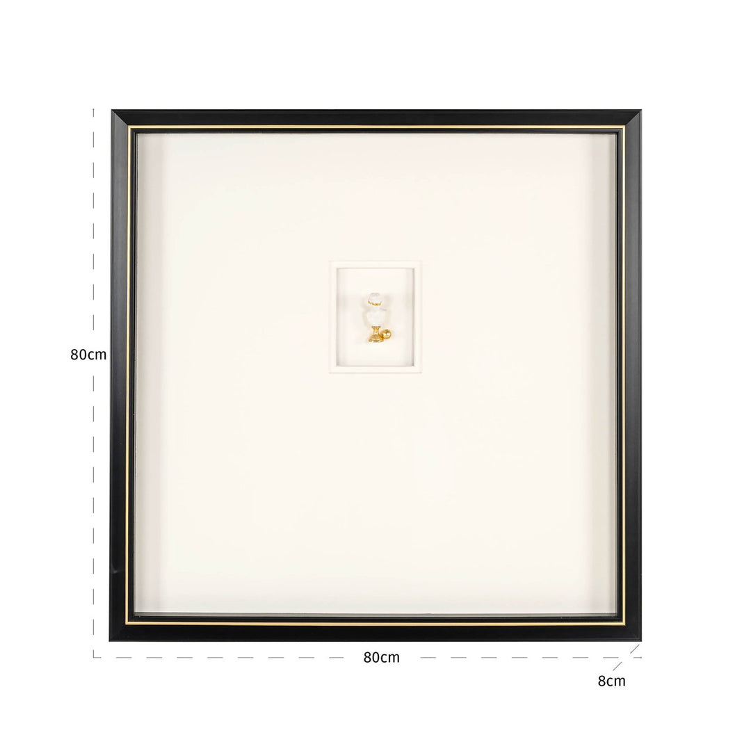 Wall art Hanna black/white