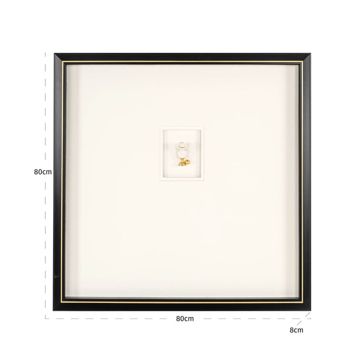 Wall art Hanna black/white